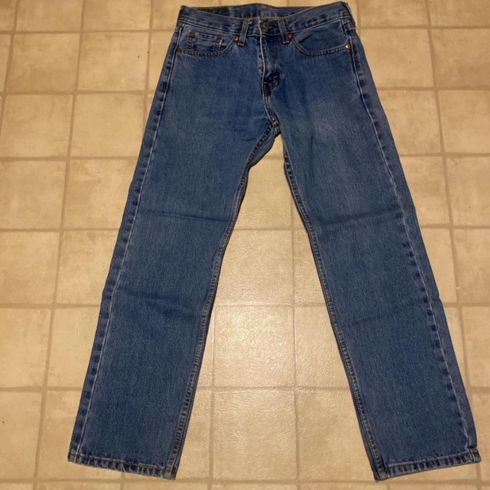 Levi's Blue Straight 505 Jeans